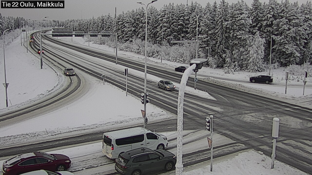Weather Camera Image Road 22 Oulu Maikkula, Oulu, Pohjois-Pohjanmaa