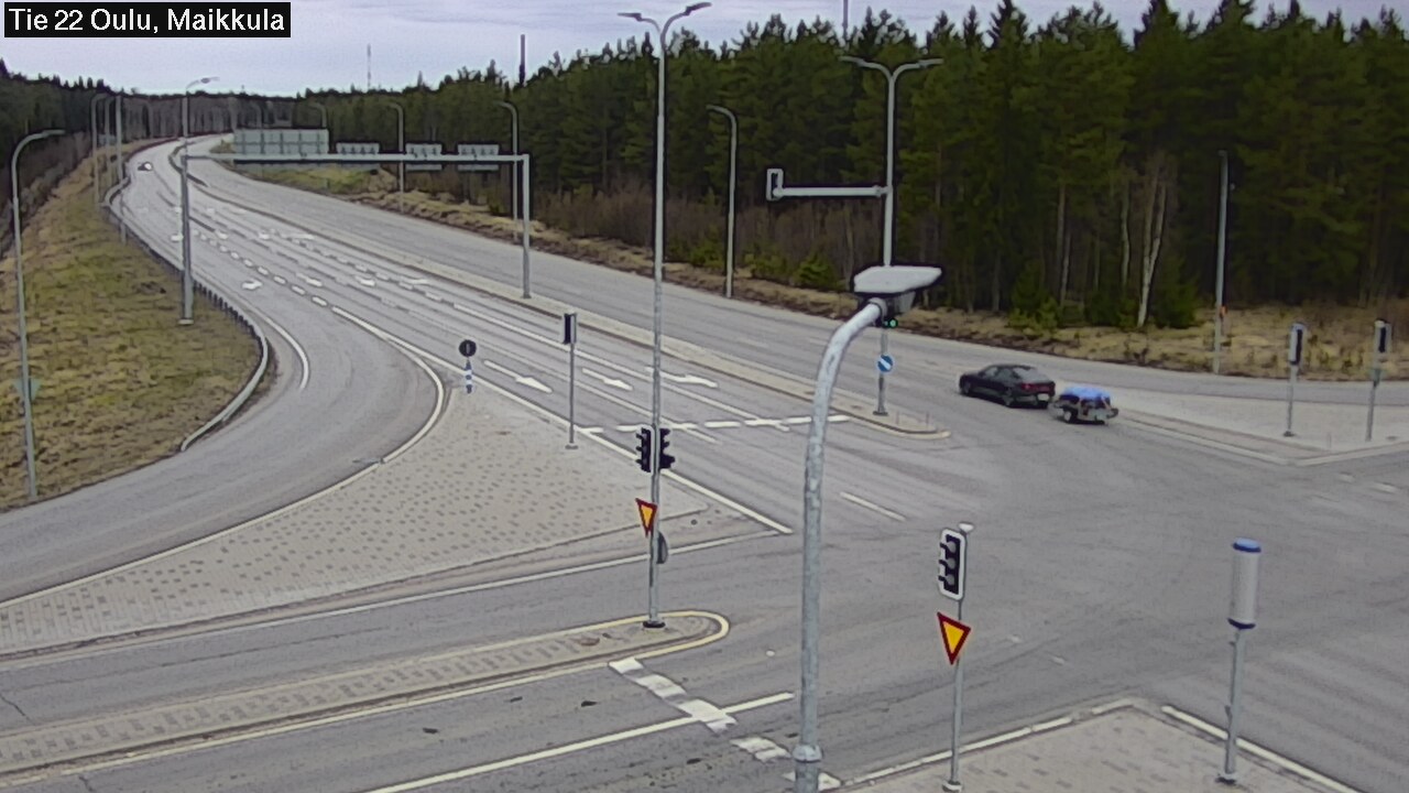 Weather Camera Image Road 22 Oulu Maikkula, Oulu, Pohjois-Pohjanmaa