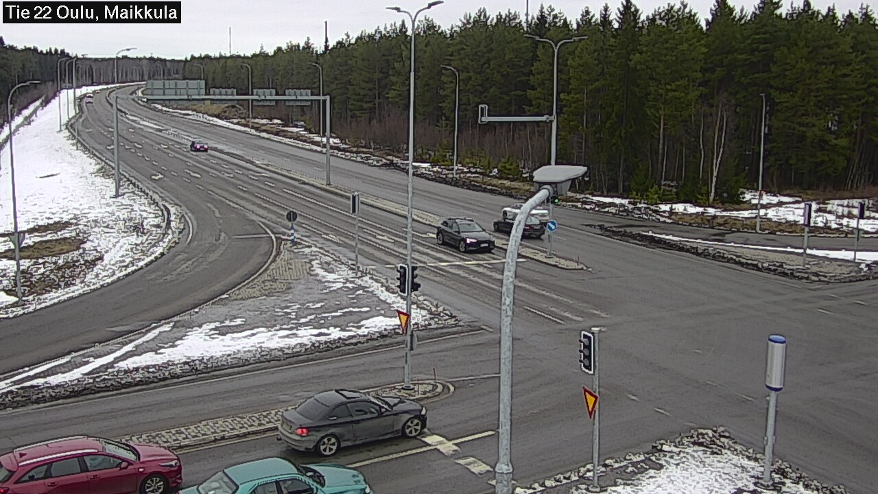 Weather Camera Image Road 22 Oulu Maikkula, Oulu, Pohjois-Pohjanmaa