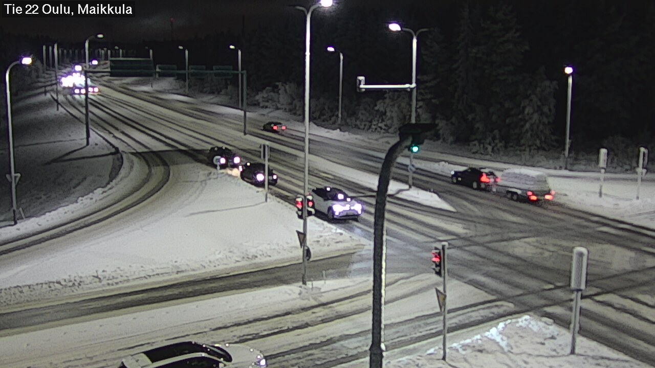 Weather Camera Image Road 22 Oulu Maikkula, Oulu, Pohjois-Pohjanmaa