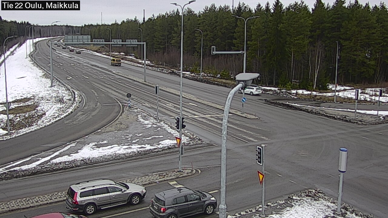 Weather Camera Image Road 22 Oulu Maikkula, Oulu, Pohjois-Pohjanmaa