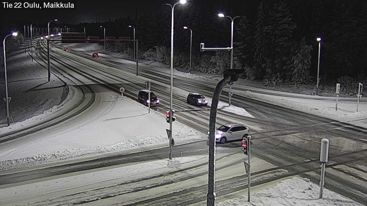 Weather Camera Image Road 22 Oulu Maikkula, Oulu, Pohjois-Pohjanmaa