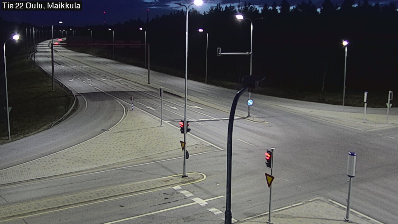 Weather Camera Image Road 22 Oulu Maikkula, Oulu, Pohjois-Pohjanmaa