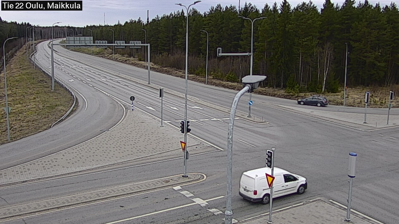Weather Camera Image Road 22 Oulu Maikkula, Oulu, Pohjois-Pohjanmaa