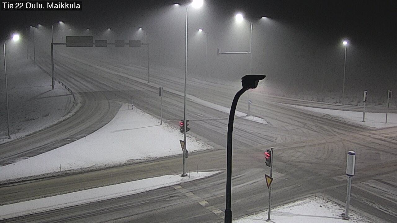 Weather Camera Image Road 22 Oulu Maikkula, Oulu, Pohjois-Pohjanmaa