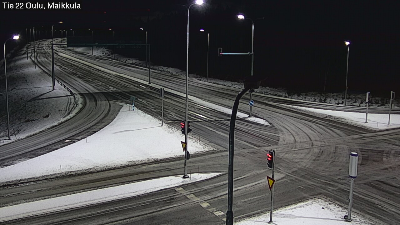 Weather Camera Image Road 22 Oulu Maikkula, Oulu, Pohjois-Pohjanmaa
