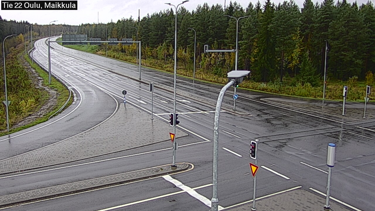 Weather Camera Image Road 22 Oulu Maikkula, Oulu, Pohjois-Pohjanmaa