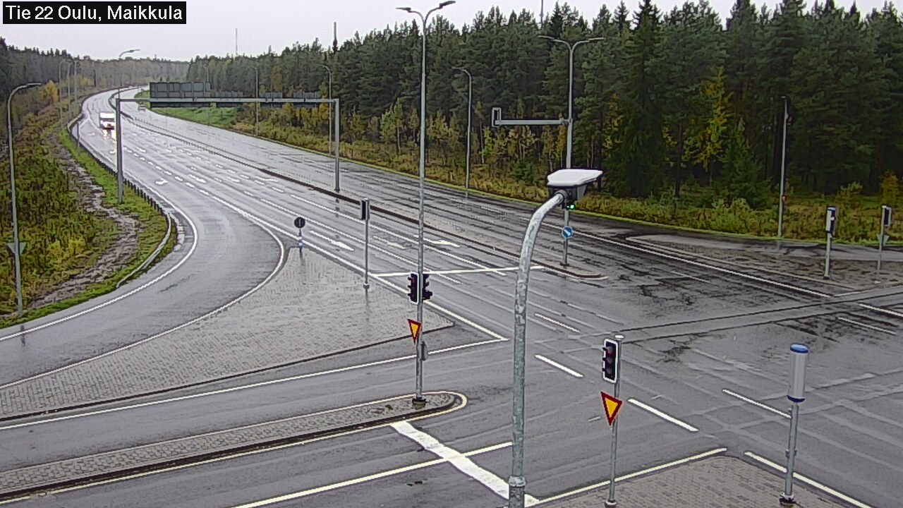 Weather Camera Image Road 22 Oulu Maikkula, Oulu, Pohjois-Pohjanmaa