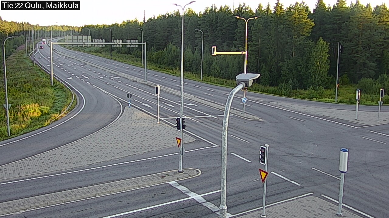 Weather Camera Image Road 22 Oulu Maikkula, Oulu, Pohjois-Pohjanmaa