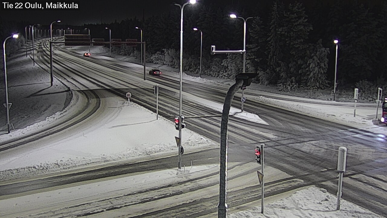 Weather Camera Image Road 22 Oulu Maikkula, Oulu, Pohjois-Pohjanmaa