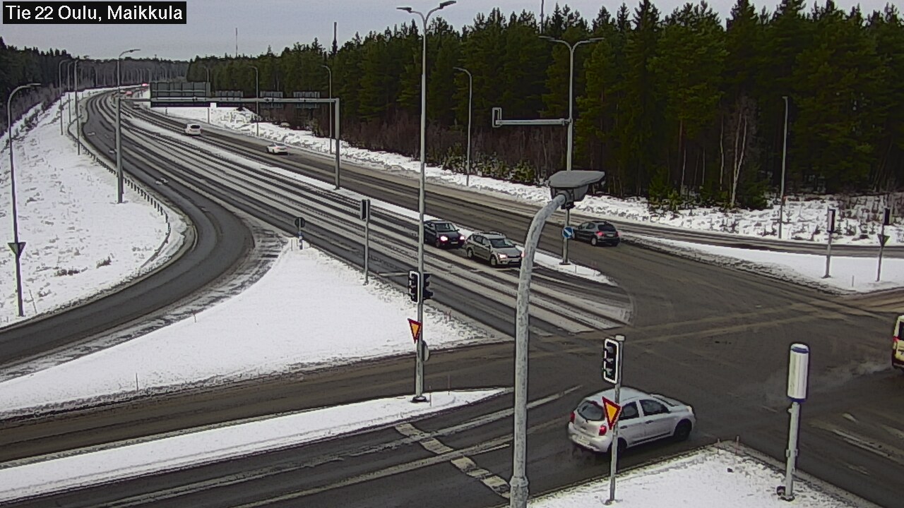 Weather Camera Image Road 22 Oulu Maikkula, Oulu, Pohjois-Pohjanmaa