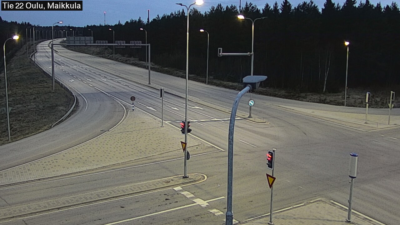 Weather Camera Image Road 22 Oulu Maikkula, Oulu, Pohjois-Pohjanmaa