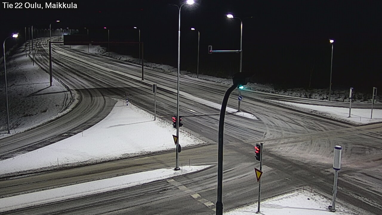 Weather Camera Image Road 22 Oulu Maikkula, Oulu, Pohjois-Pohjanmaa