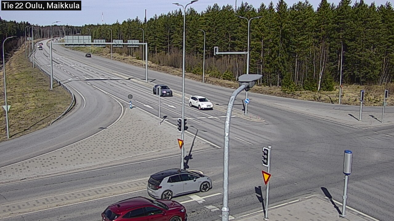 Weather Camera Image Road 22 Oulu Maikkula, Oulu, Pohjois-Pohjanmaa