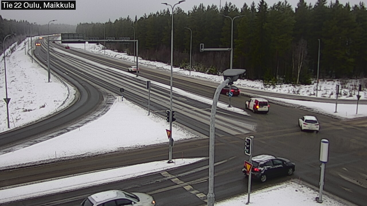 Weather Camera Image Road 22 Oulu Maikkula, Oulu, Pohjois-Pohjanmaa