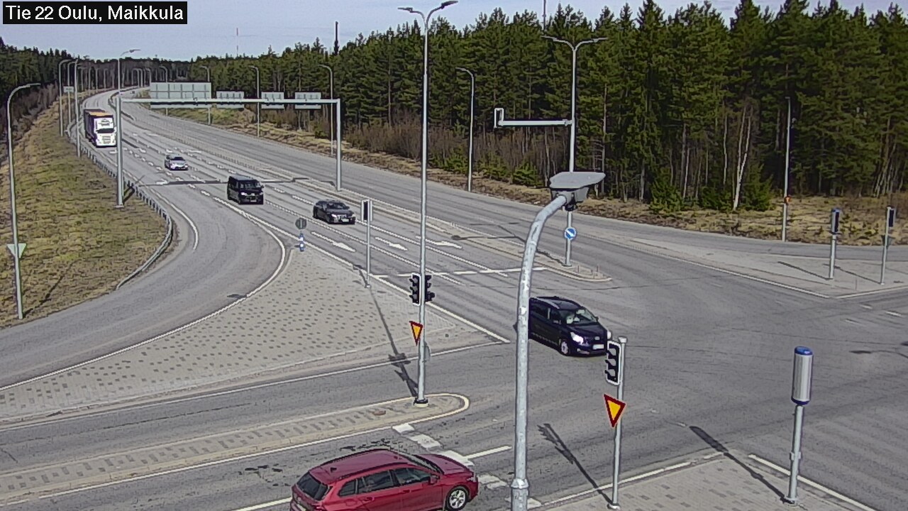 Weather Camera Image Road 22 Oulu Maikkula, Oulu, Pohjois-Pohjanmaa