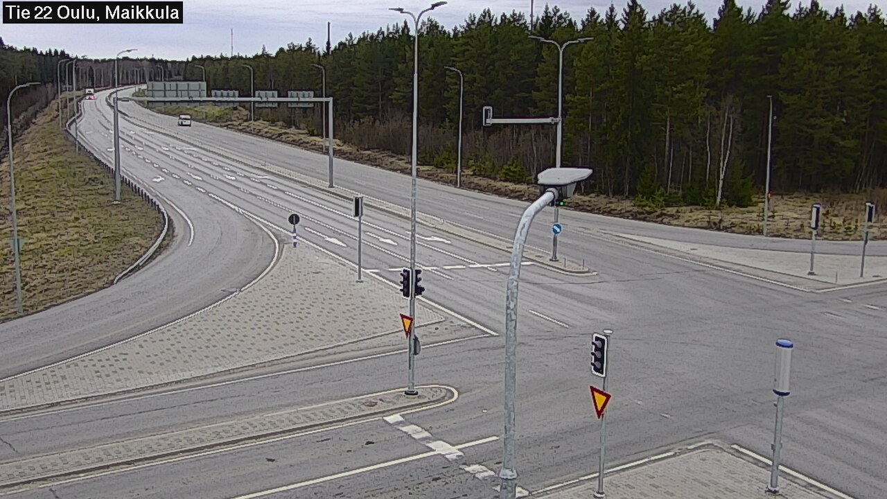 Weather Camera Image Road 22 Oulu Maikkula, Oulu, Pohjois-Pohjanmaa