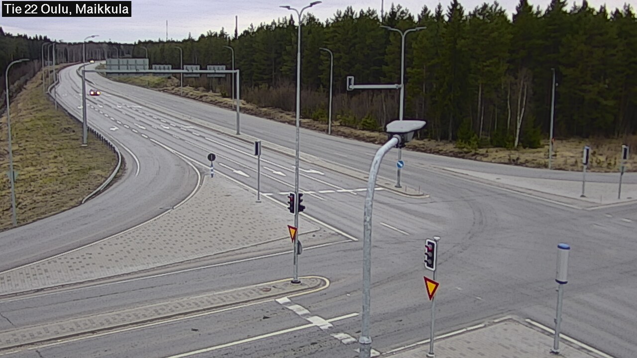 Weather Camera Image Road 22 Oulu Maikkula, Oulu, Pohjois-Pohjanmaa