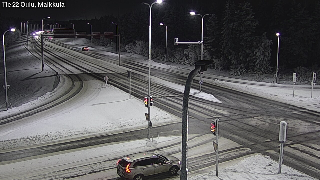 Weather Camera Image Road 22 Oulu Maikkula, Oulu, Pohjois-Pohjanmaa