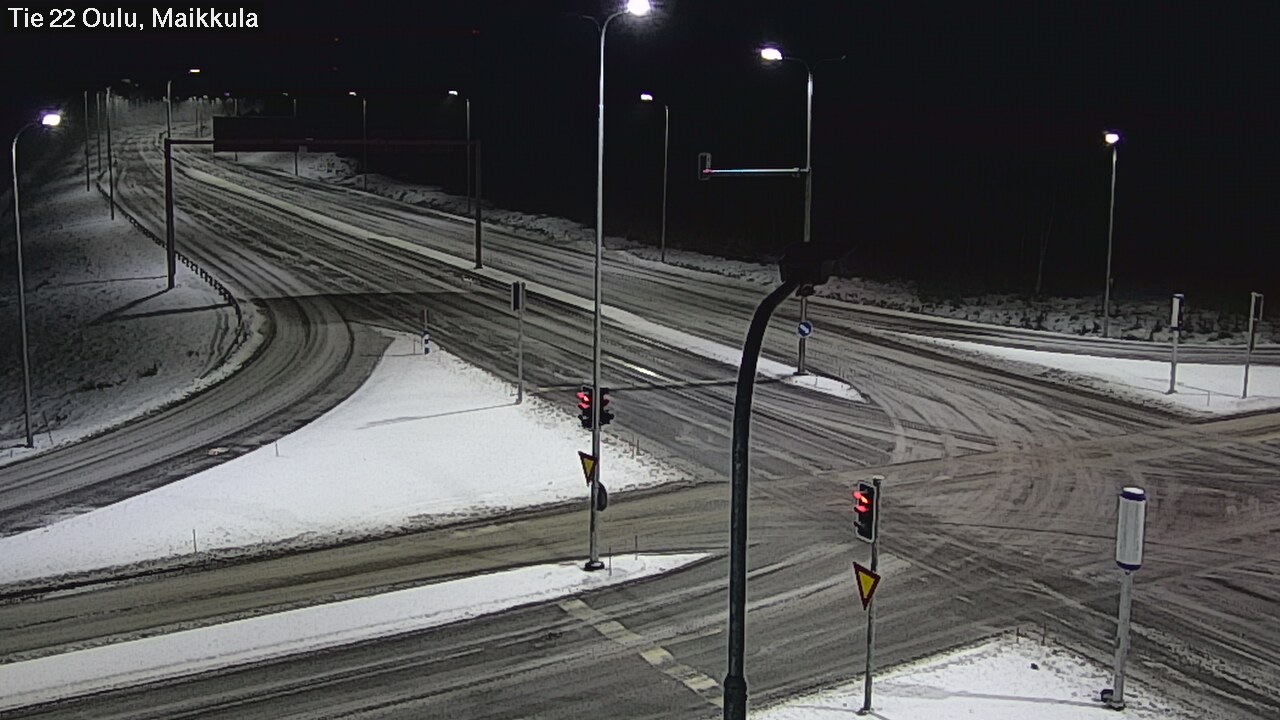 Weather Camera Image Road 22 Oulu Maikkula, Oulu, Pohjois-Pohjanmaa