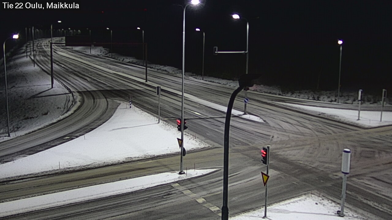 Weather Camera Image Road 22 Oulu Maikkula, Oulu, Pohjois-Pohjanmaa