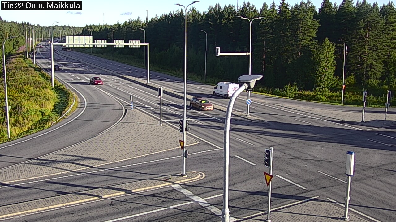 Weather Camera Image Road 22 Oulu Maikkula, Oulu, Pohjois-Pohjanmaa