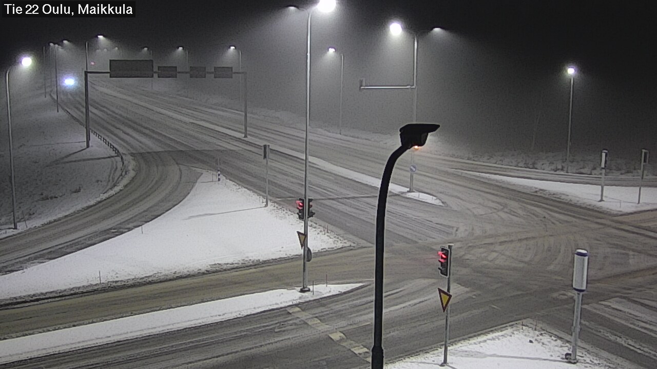 Weather Camera Image Road 22 Oulu Maikkula, Oulu, Pohjois-Pohjanmaa