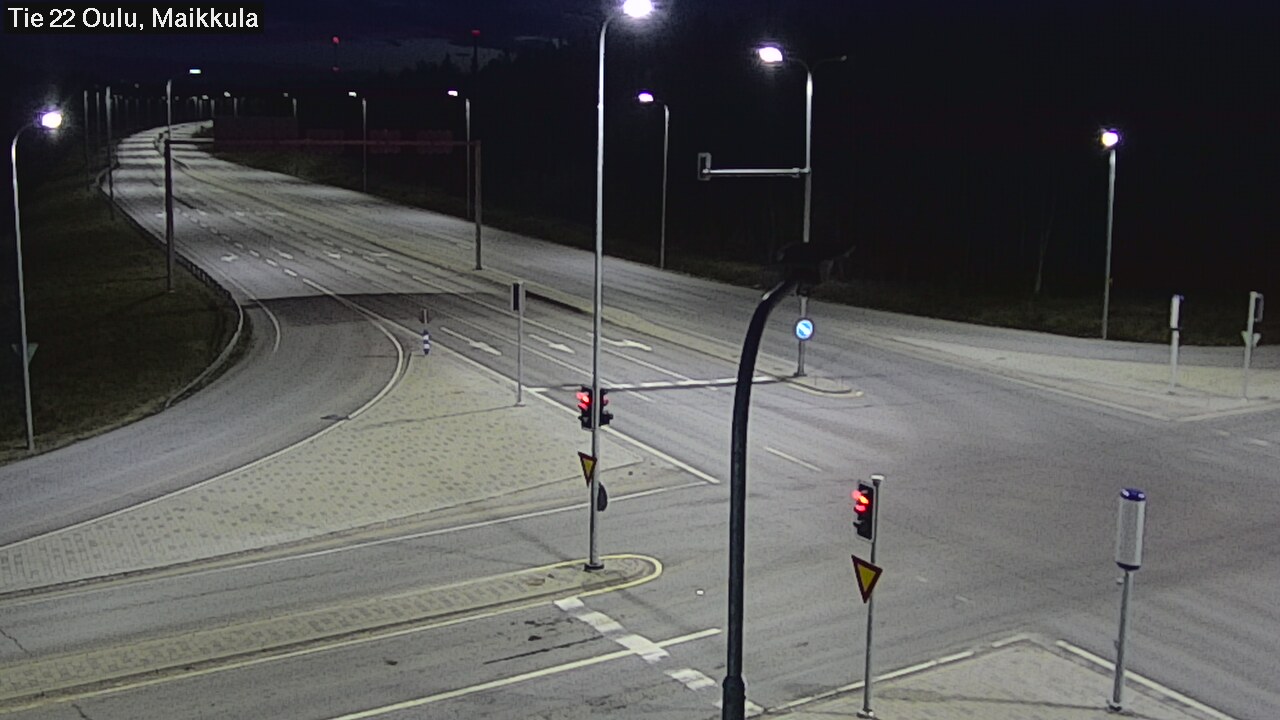 Weather Camera Image Road 22 Oulu Maikkula, Oulu, Pohjois-Pohjanmaa