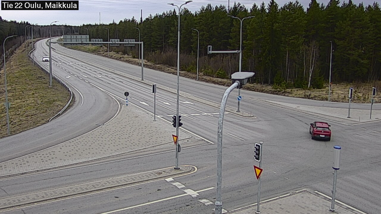 Weather Camera Image Road 22 Oulu Maikkula, Oulu, Pohjois-Pohjanmaa