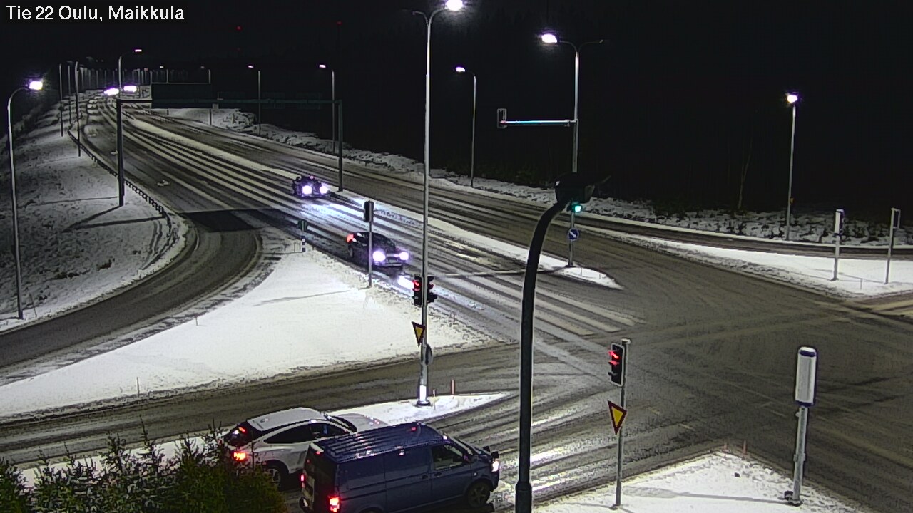 Weather Camera Image Väg 22 Uleåborg Maikkula, Oulu, Pohjois-Pohjanmaa