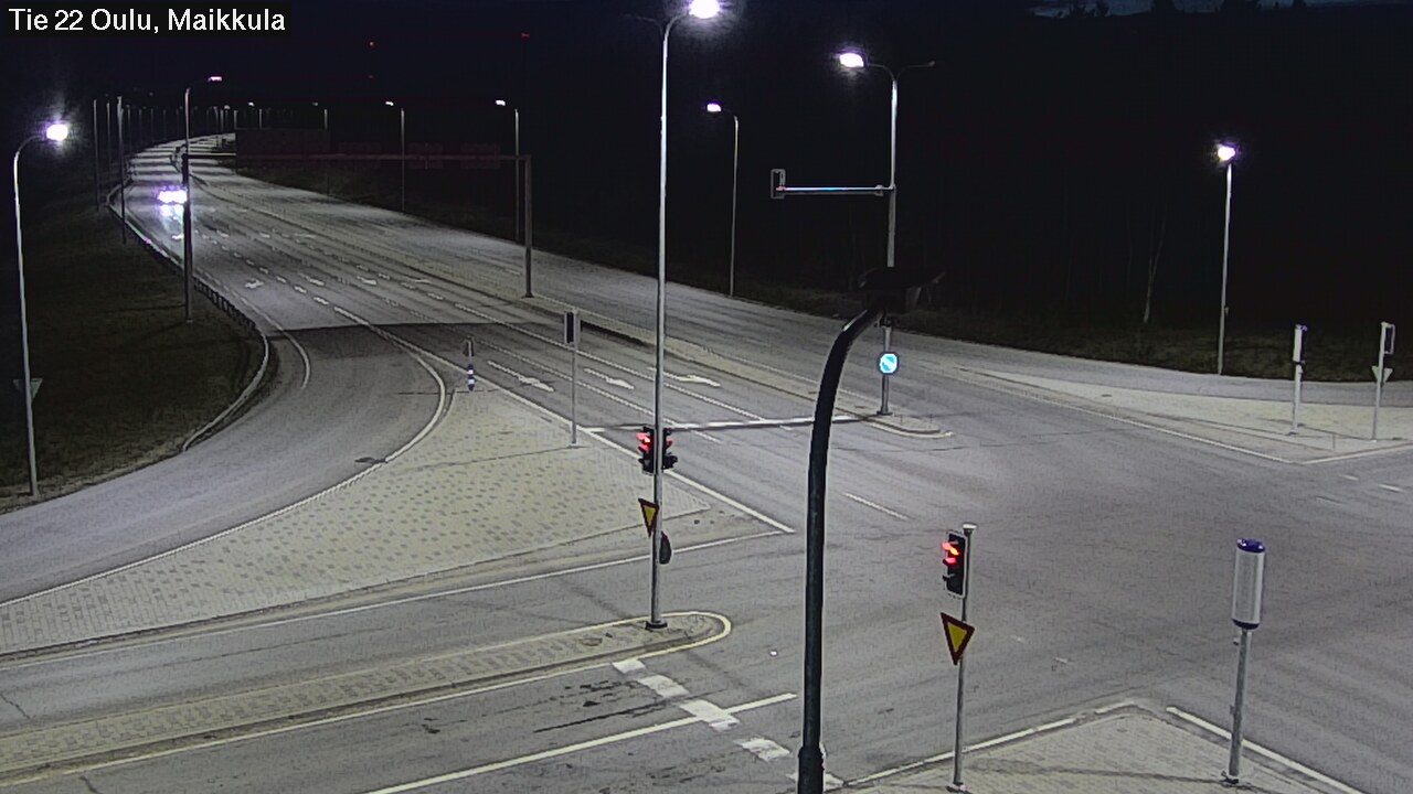 Weather Camera Image Road 22 Oulu Maikkula, Oulu, Pohjois-Pohjanmaa
