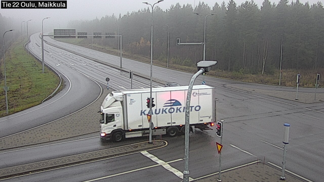 Weather Camera Image Road 22 Oulu Maikkula, Oulu, Pohjois-Pohjanmaa