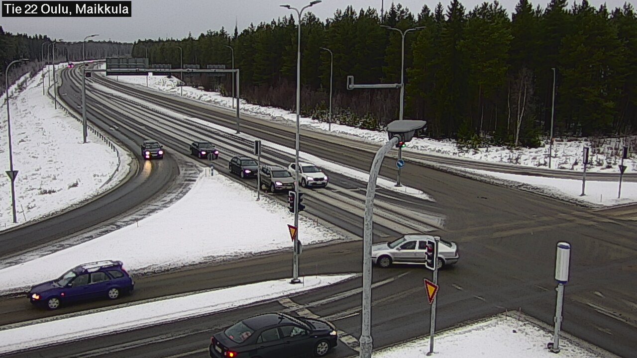 Weather Camera Image Road 22 Oulu Maikkula, Oulu, Pohjois-Pohjanmaa