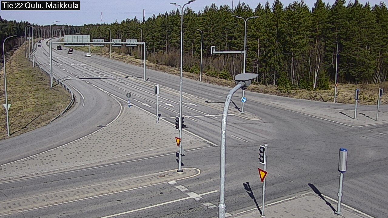 Weather Camera Image Road 22 Oulu Maikkula, Oulu, Pohjois-Pohjanmaa