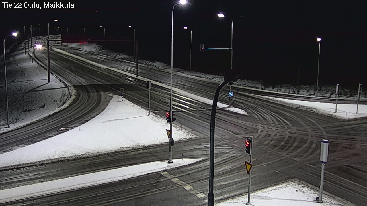 Weather Camera Image Road 22 Oulu Maikkula, Oulu, Pohjois-Pohjanmaa
