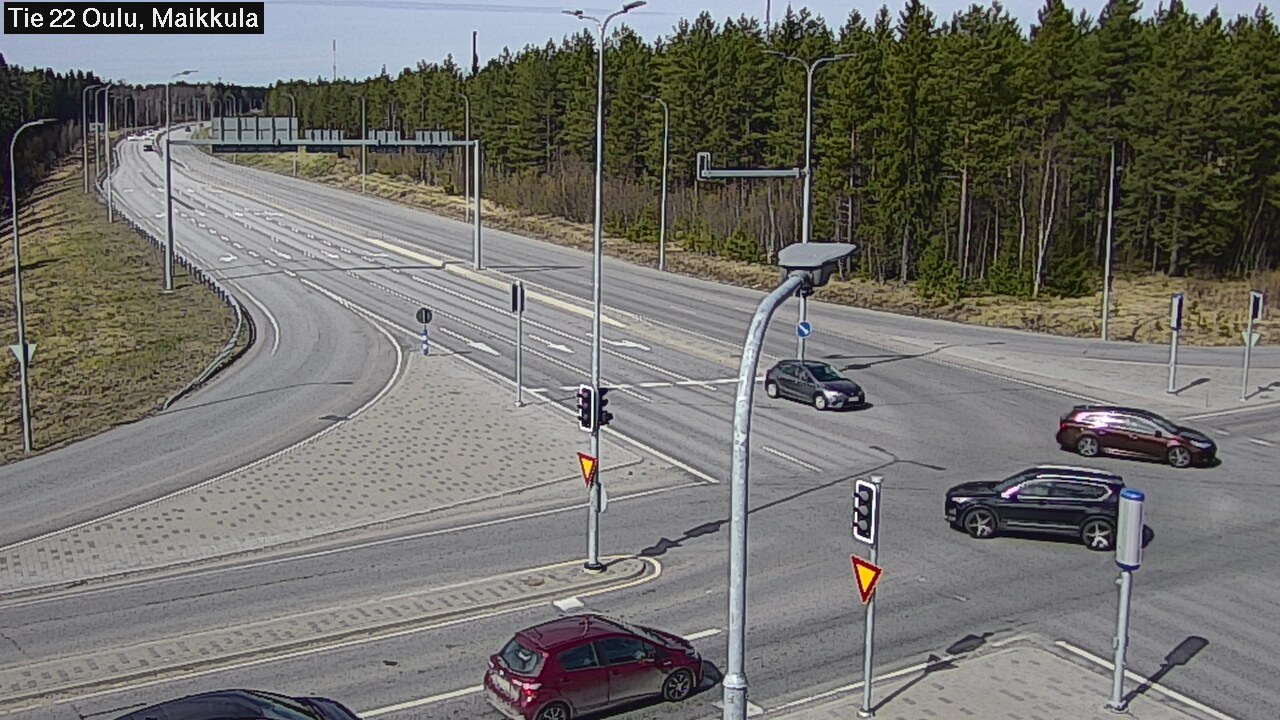 Weather Camera Image Road 22 Oulu Maikkula, Oulu, Pohjois-Pohjanmaa