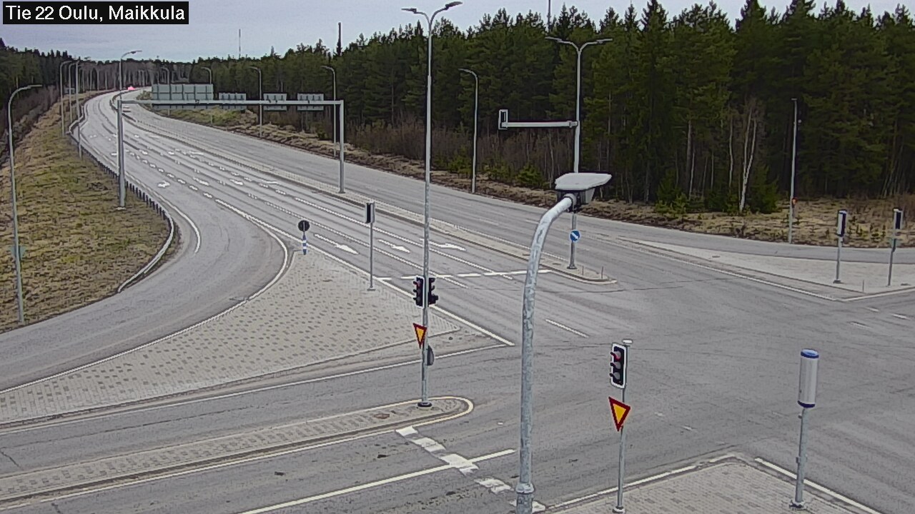 Weather Camera Image Road 22 Oulu Maikkula, Oulu, Pohjois-Pohjanmaa