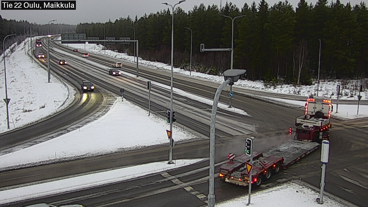 Weather Camera Image Road 22 Oulu Maikkula, Oulu, Pohjois-Pohjanmaa