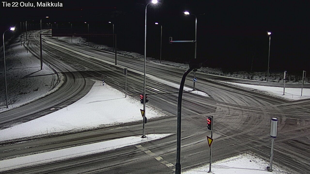 Weather Camera Image Road 22 Oulu Maikkula, Oulu, Pohjois-Pohjanmaa
