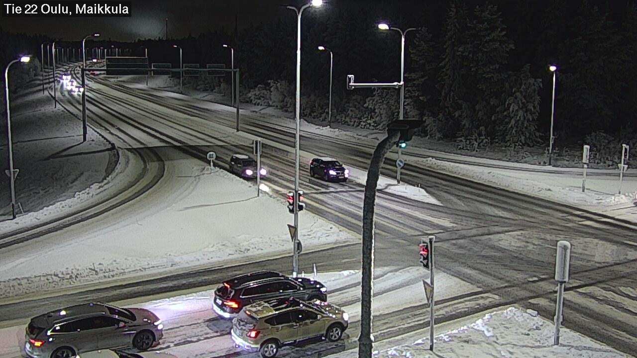 Weather Camera Image Road 22 Oulu Maikkula, Oulu, Pohjois-Pohjanmaa