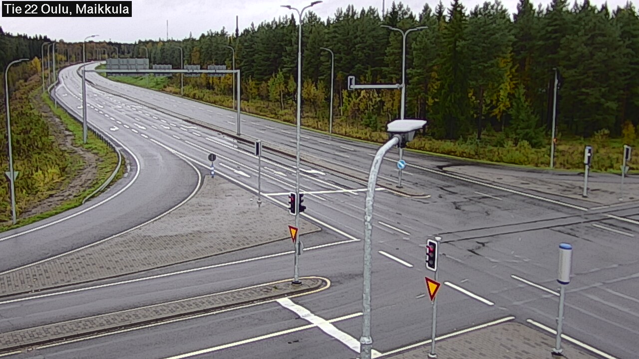 Weather Camera Image Road 22 Oulu Maikkula, Oulu, Pohjois-Pohjanmaa