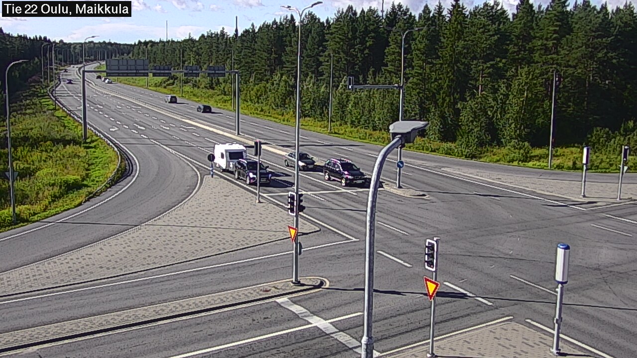 Kelikamerat Kuva Tie 22 Oulu Maikkula, Oulu, Pohjois-Pohjanmaa