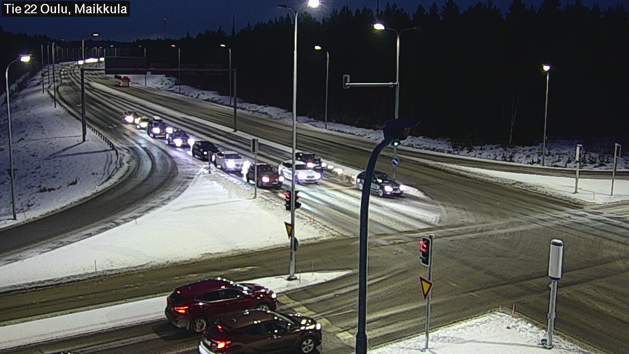 Weather Camera Image Road 22 Oulu Maikkula, Oulu, Pohjois-Pohjanmaa