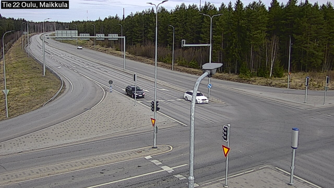 Weather Camera Image Road 22 Oulu Maikkula, Oulu, Pohjois-Pohjanmaa