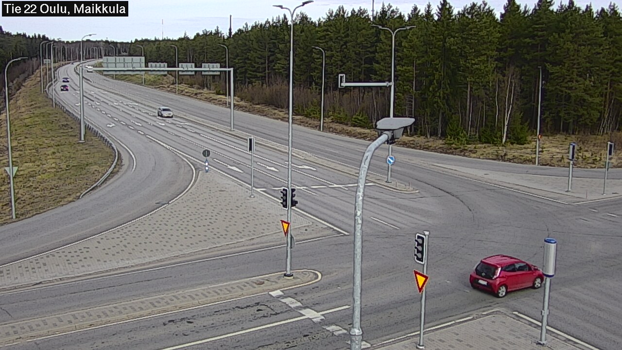 Weather Camera Image Road 22 Oulu Maikkula, Oulu, Pohjois-Pohjanmaa