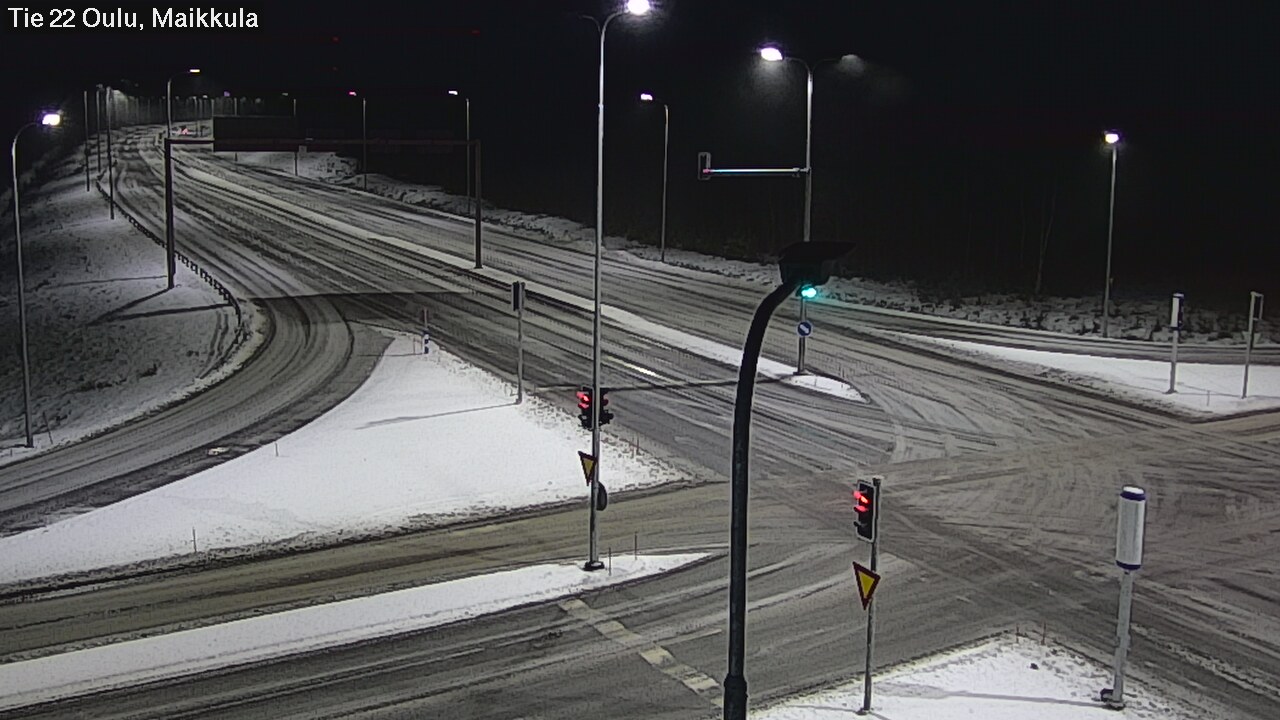 Weather Camera Image Road 22 Oulu Maikkula, Oulu, Pohjois-Pohjanmaa