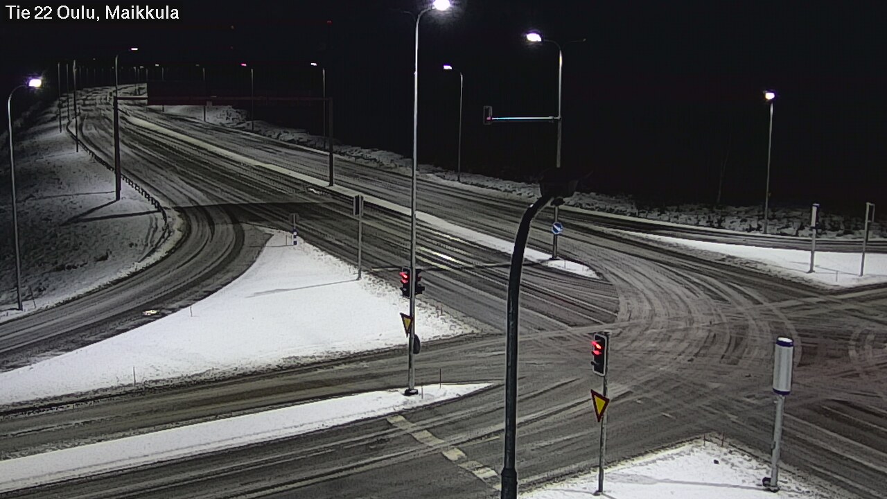 Weather Camera Image Road 22 Oulu Maikkula, Oulu, Pohjois-Pohjanmaa