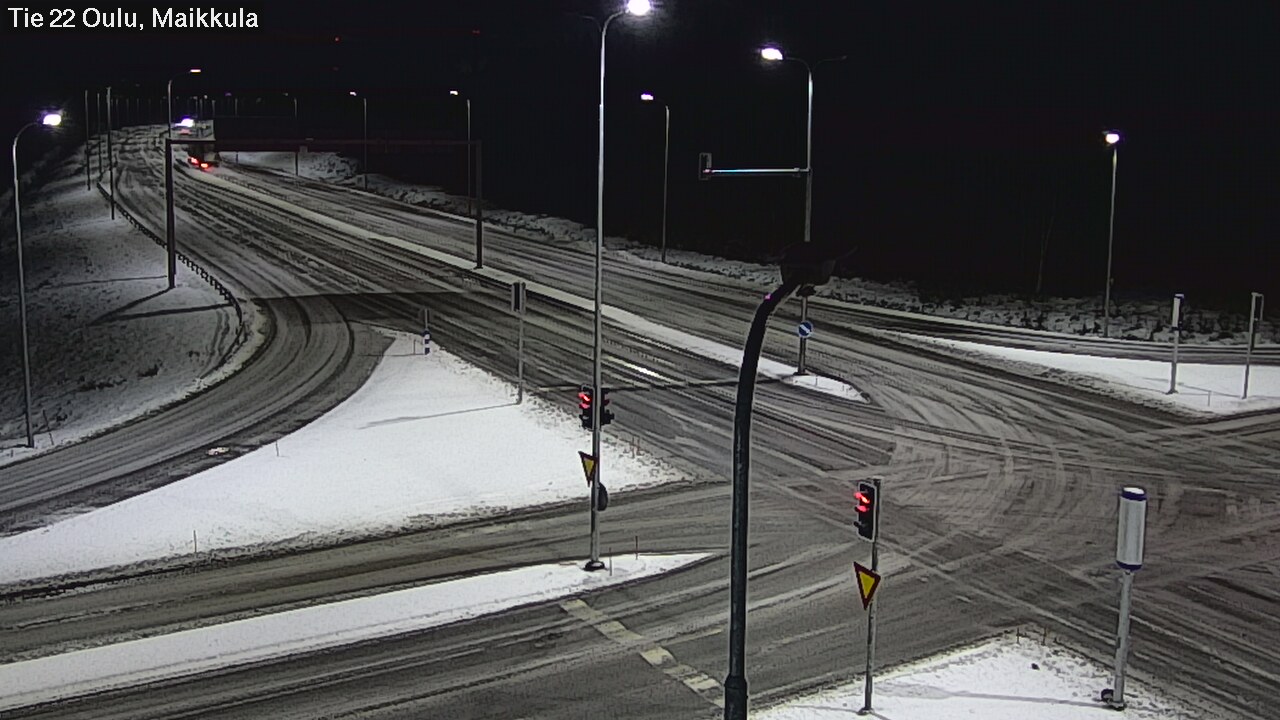 Weather Camera Image Road 22 Oulu Maikkula, Oulu, Pohjois-Pohjanmaa