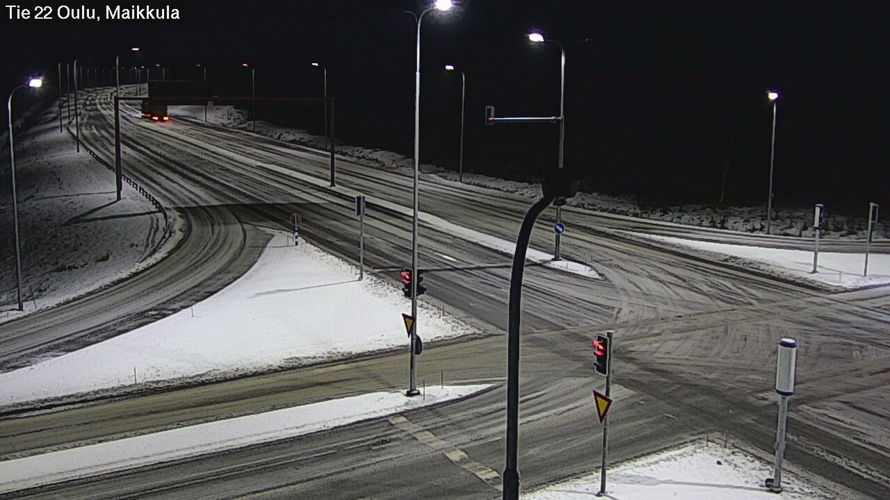 Weather Camera Image Road 22 Oulu Maikkula, Oulu, Pohjois-Pohjanmaa