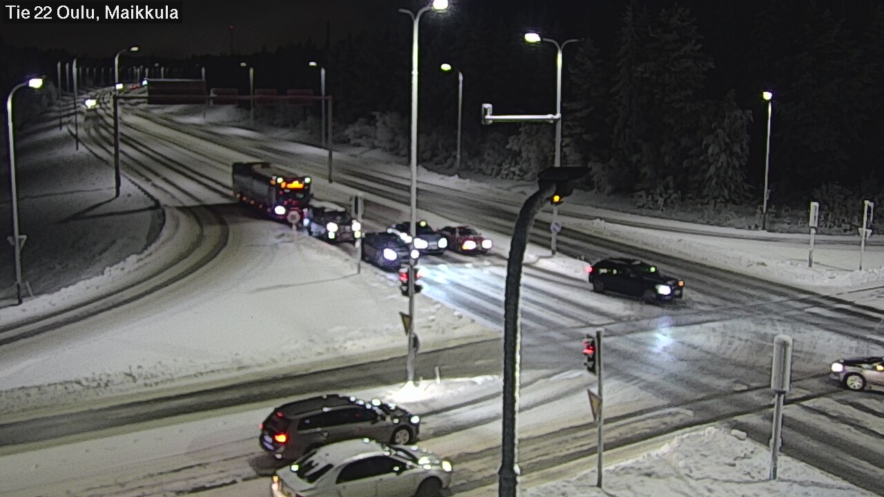 Weather Camera Image Road 22 Oulu Maikkula, Oulu, Pohjois-Pohjanmaa